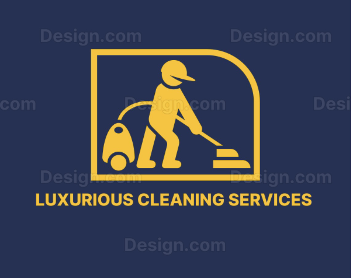 Luxurious cleaning logo