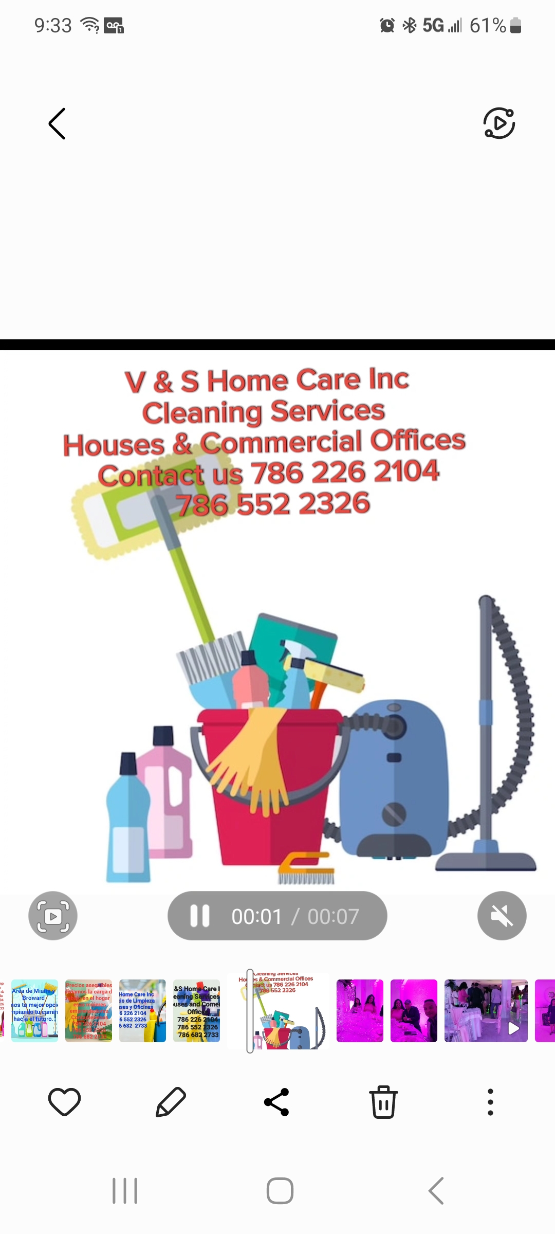 V&S Home Care Inc. logo