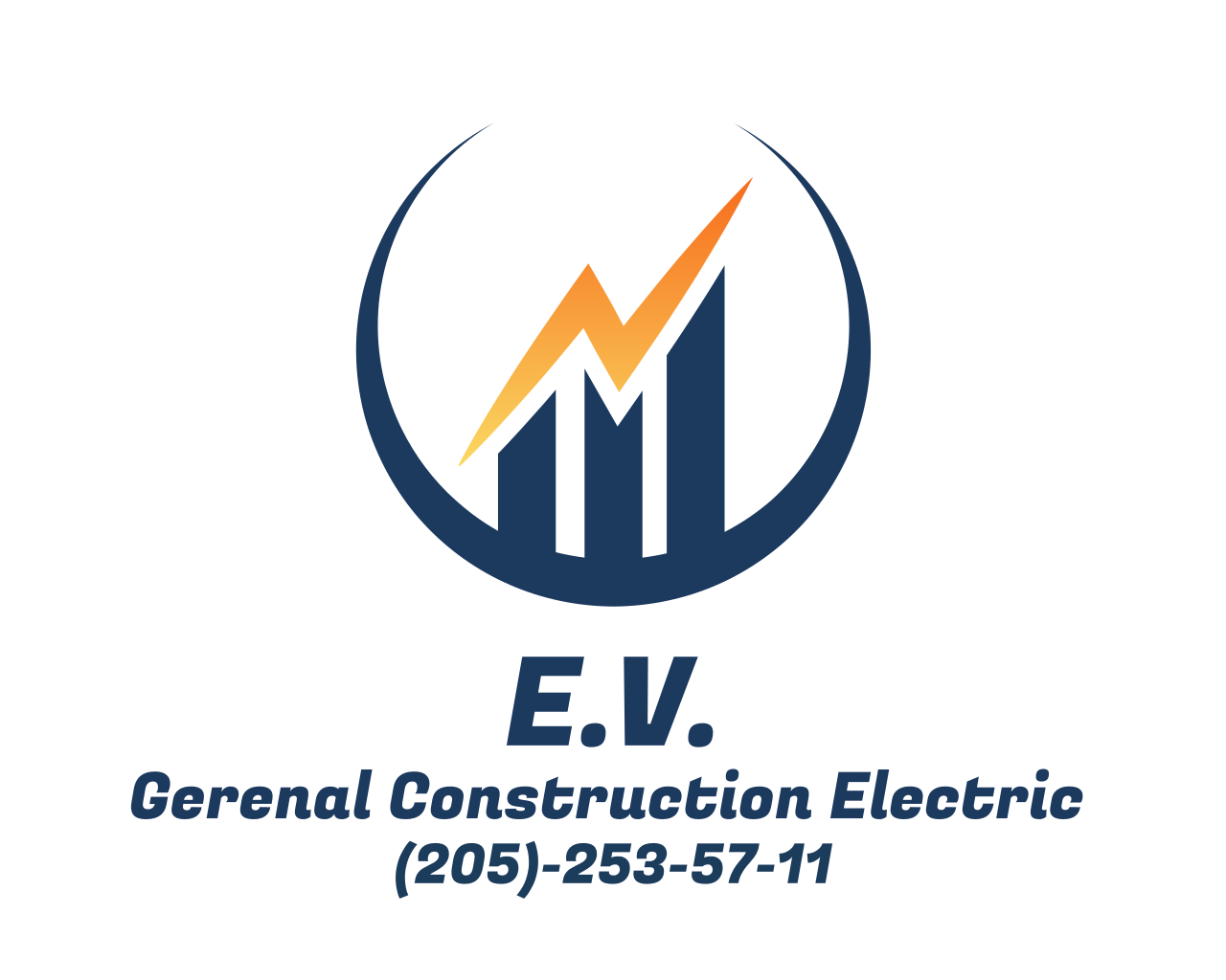 EV construction & Electric logo