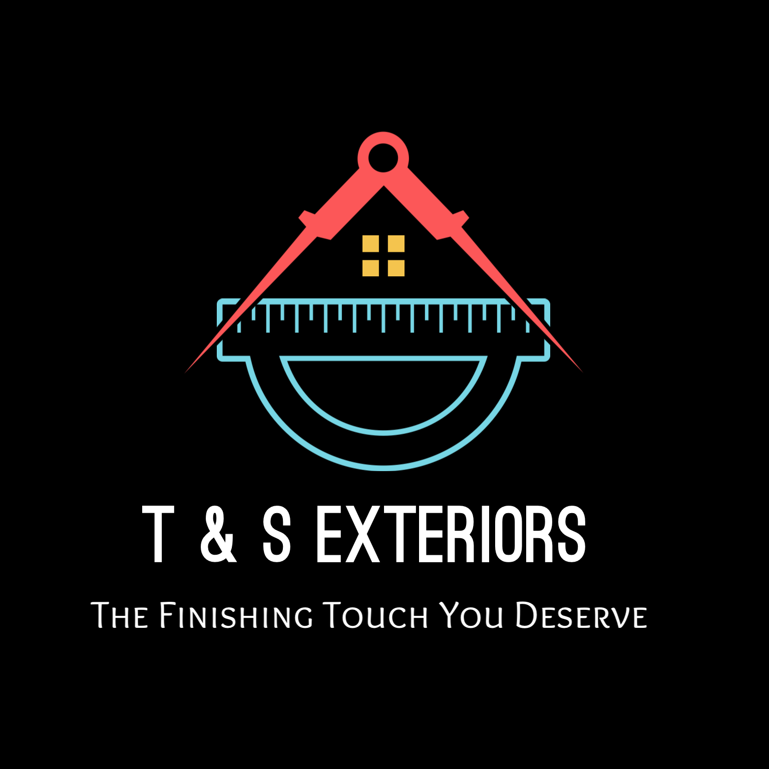 T & S Exteriors logo