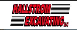 Hallstrom Excavating logo