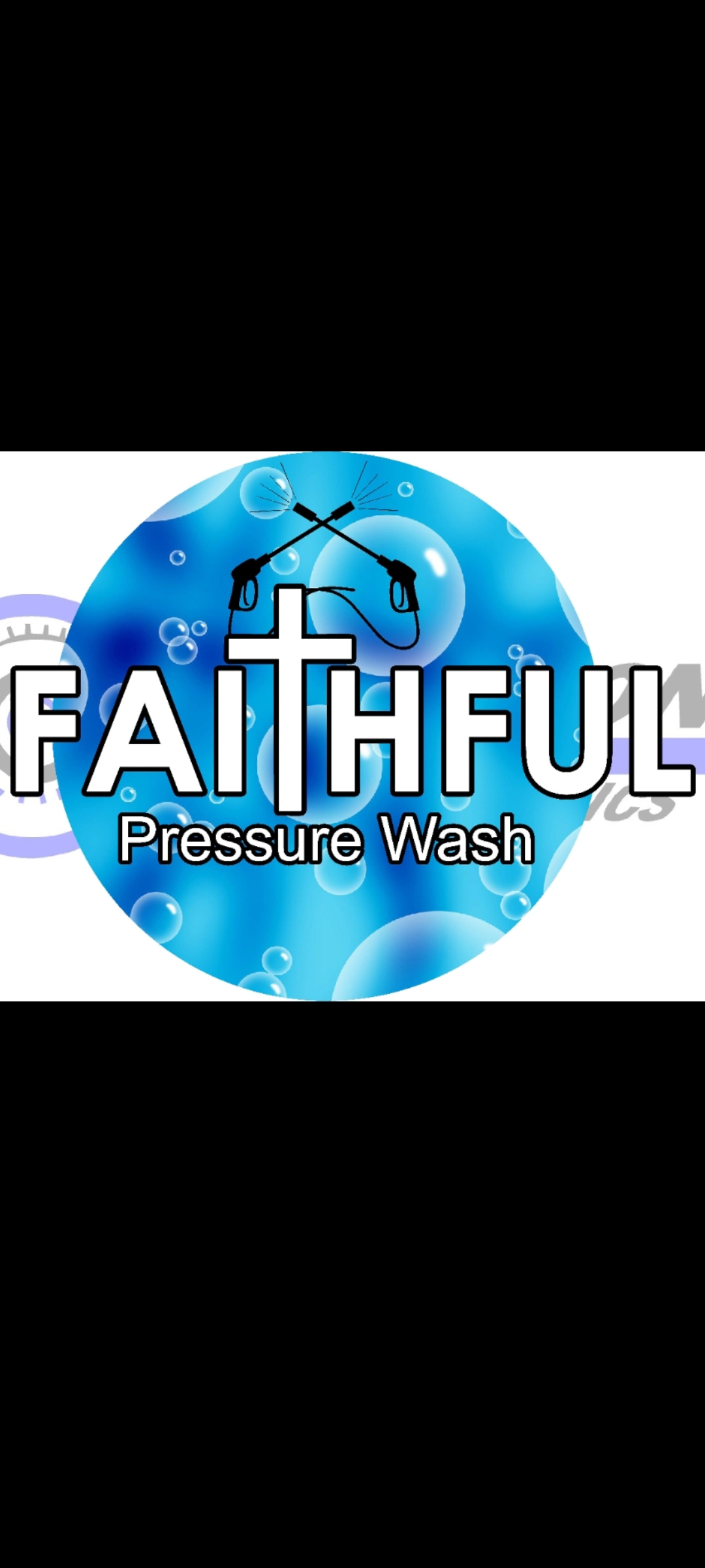Faithful pressure wash logo