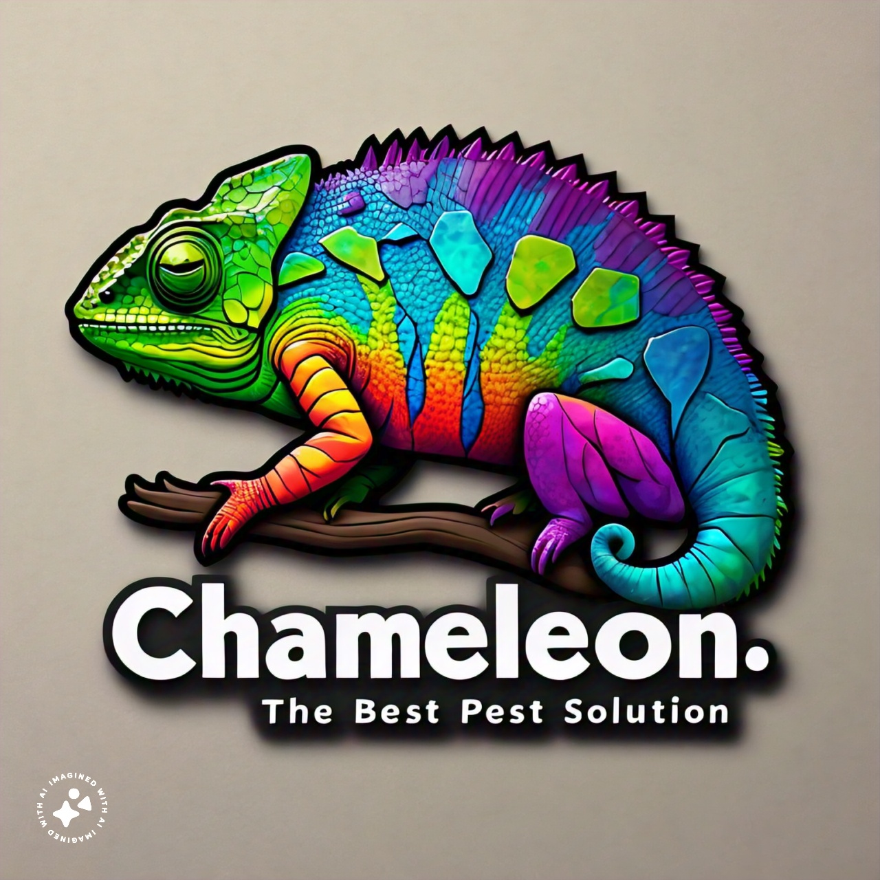 Chameleon the best pest solution logo