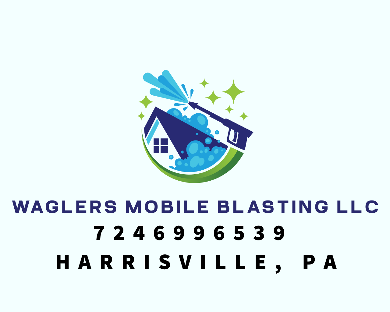 Waglers mobile blasting llc logo