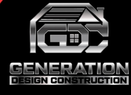 Generation design construction logo