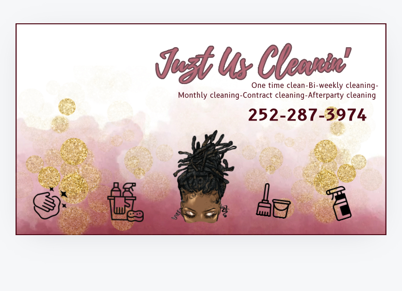 Juzt Us Cleanin’ logo