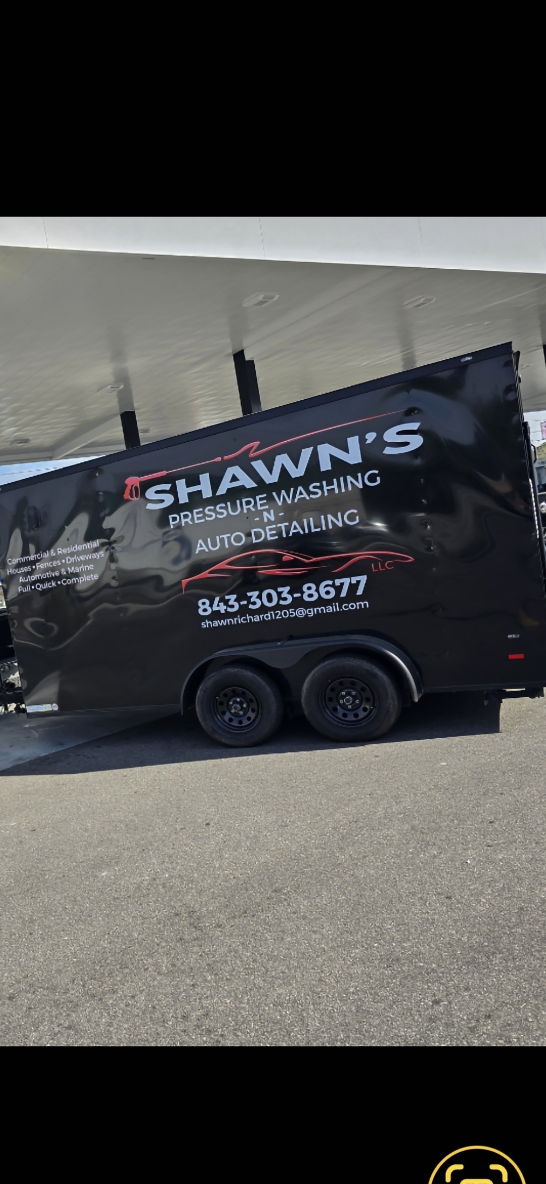 Shawn's Pressure washing logo