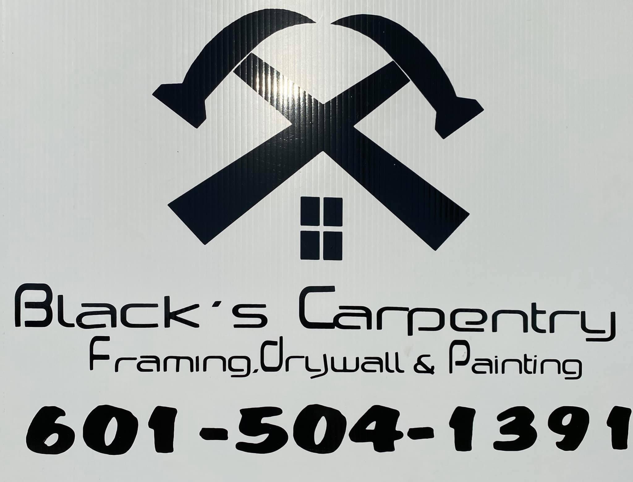 Black’s Carpentry logo
