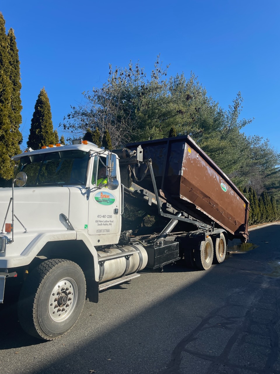 Dumpsters by Amber Scene Clean logo