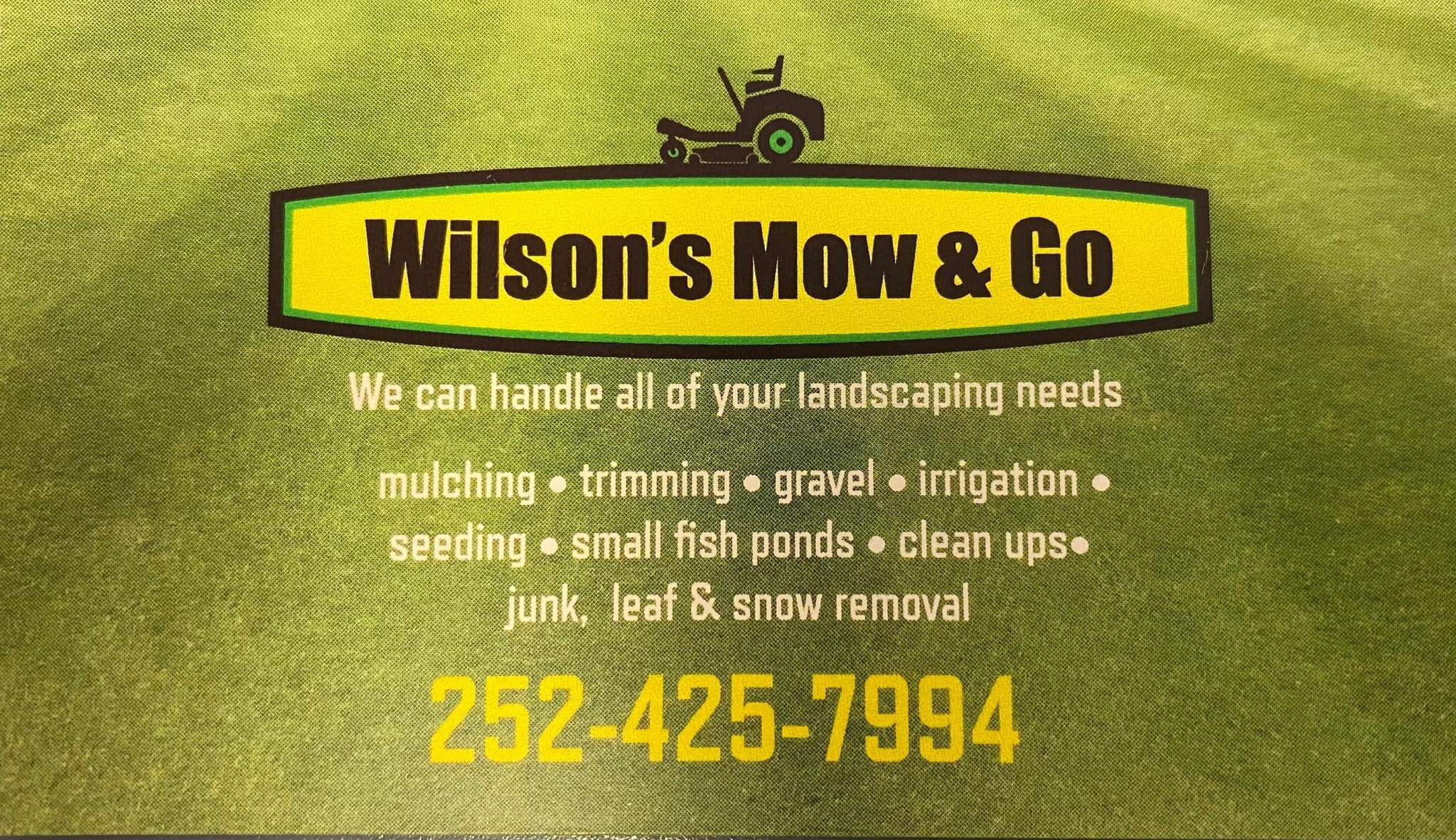 Wilson’s Mow and Go logo