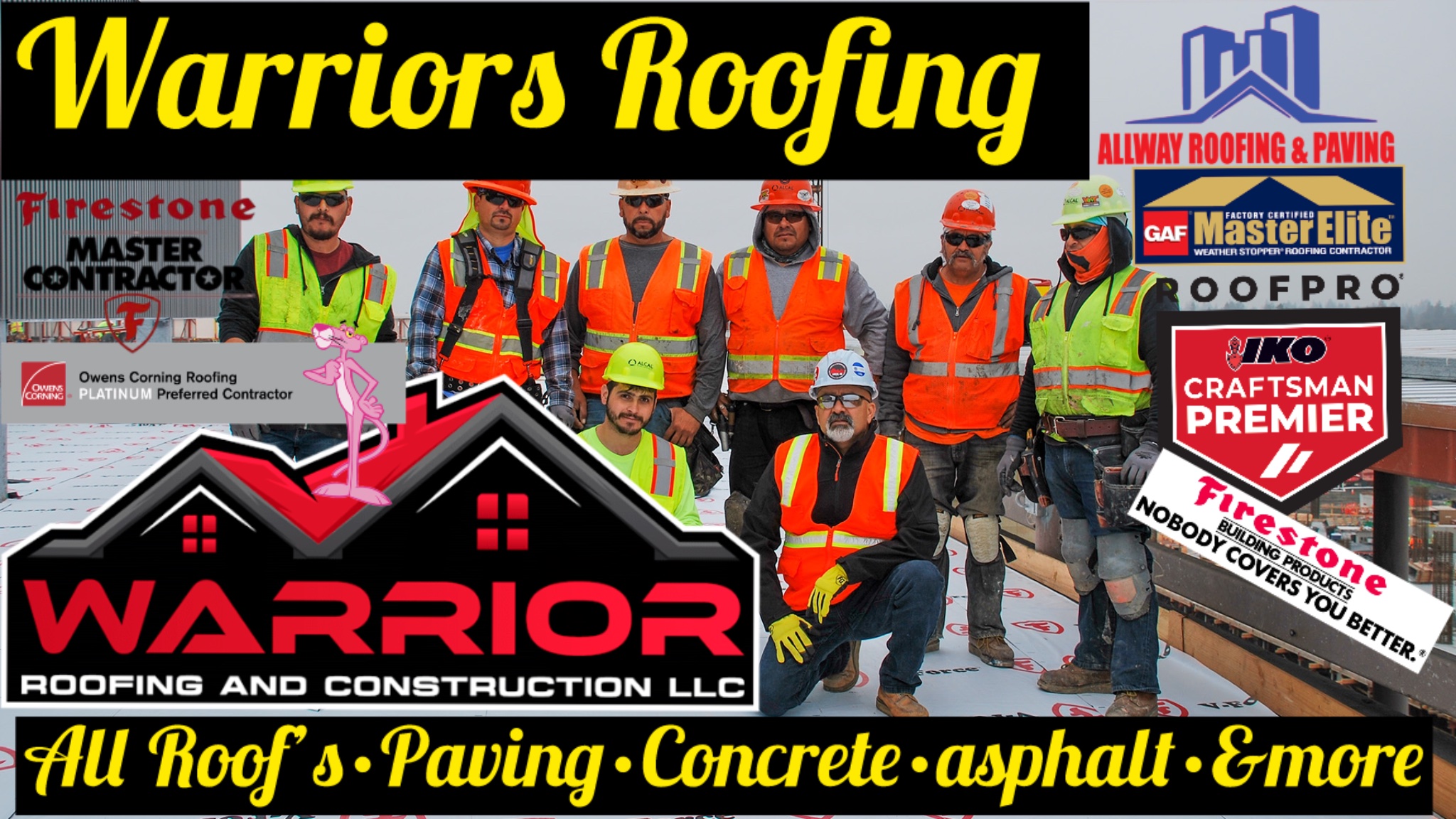 Warriors Roofing & Paving logo