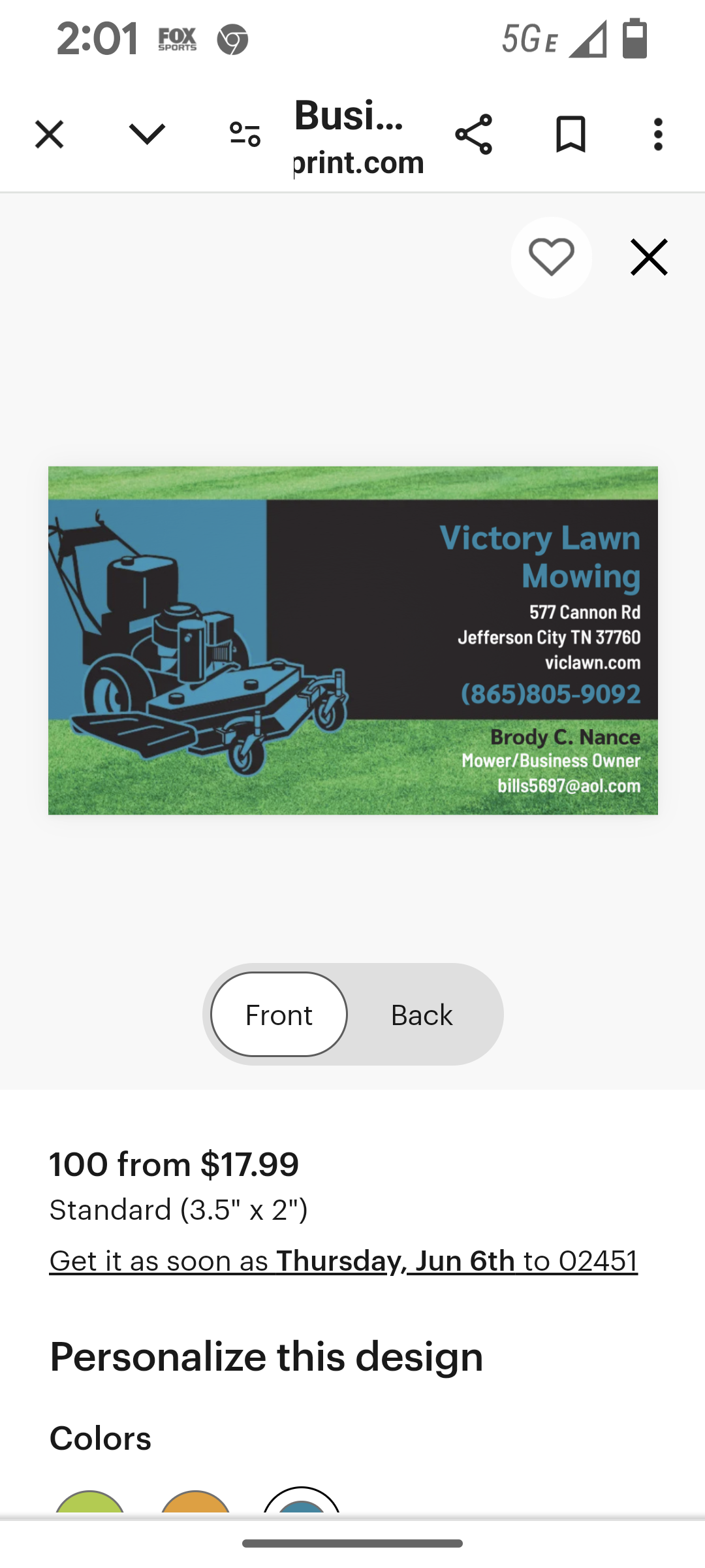 Avatar for Victory Lawn Care