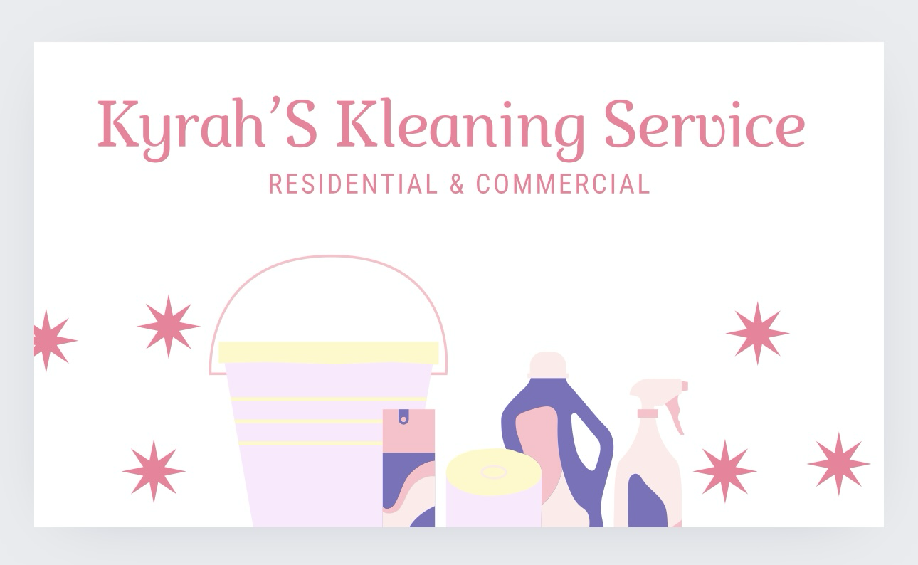 Kyrahs Kleaning logo