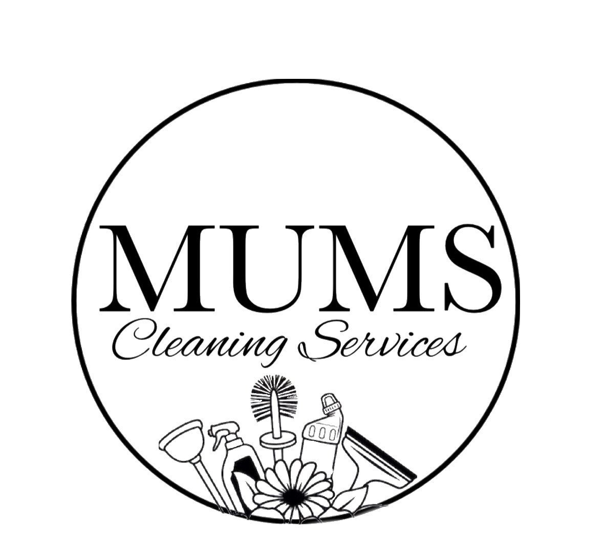 Mums cleaning services logo