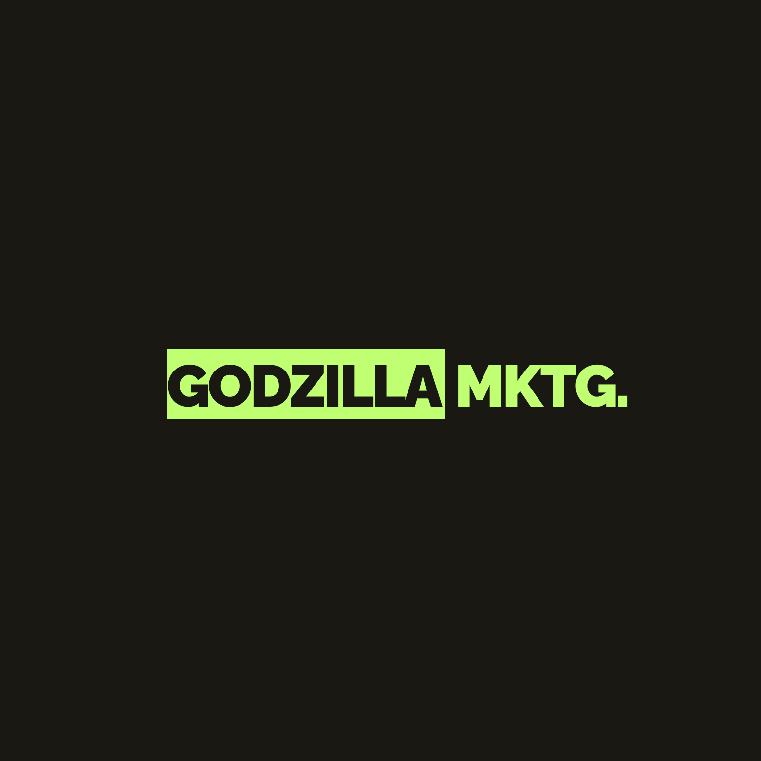 Godzilla MKTG logo