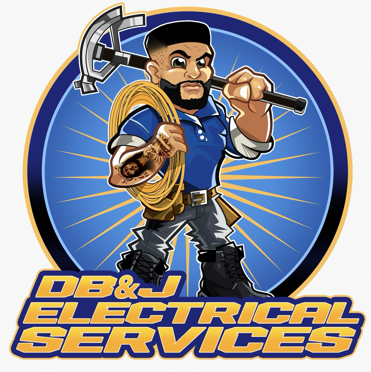Db&j electrical services logo