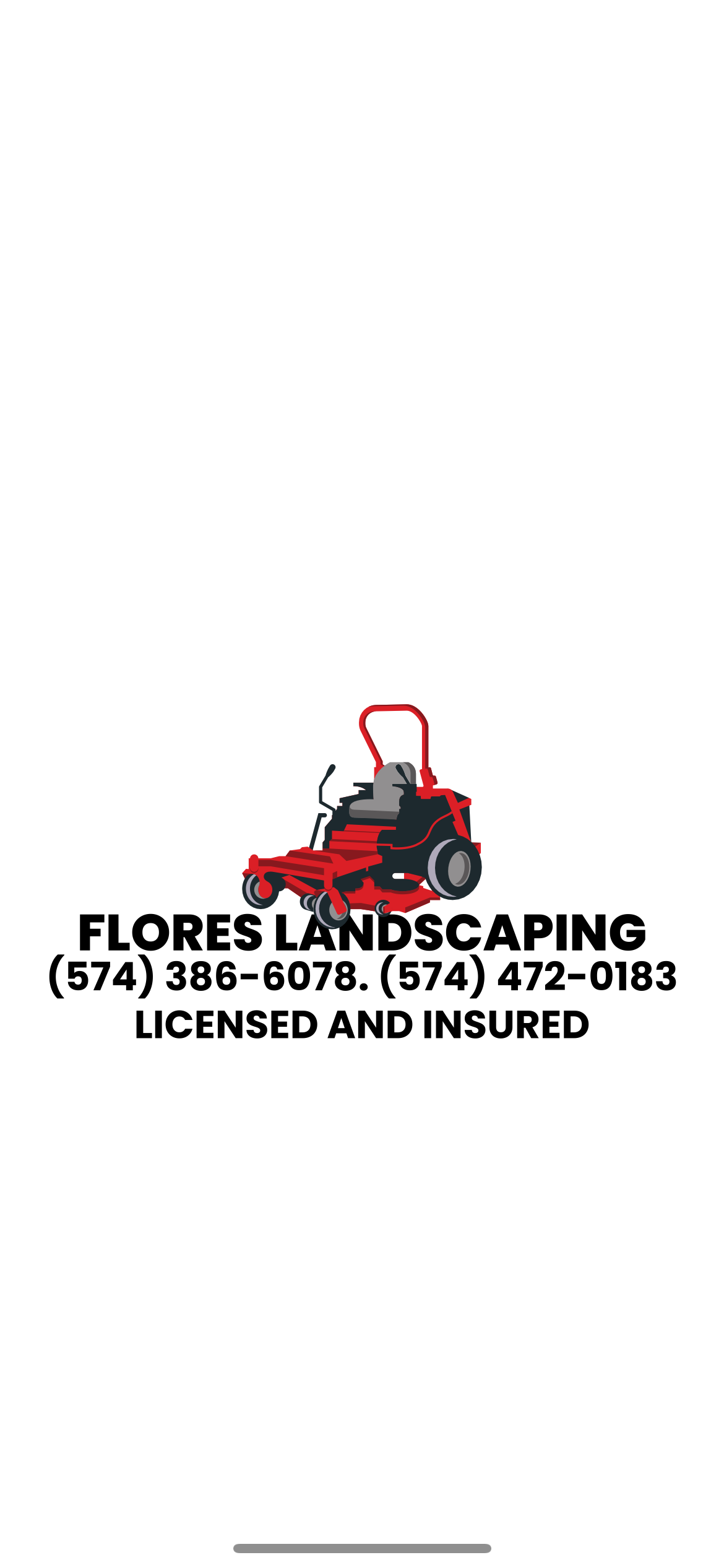 Flores Landscaping logo