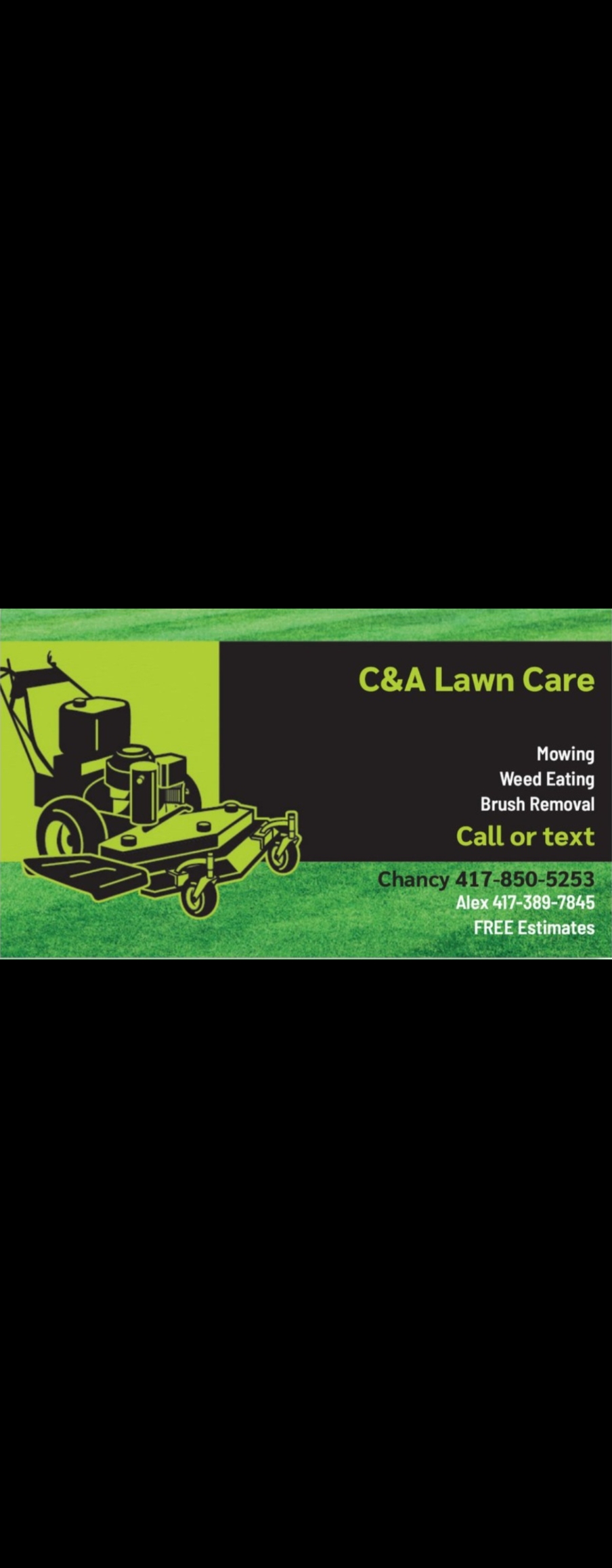 C&A Lawn Care logo