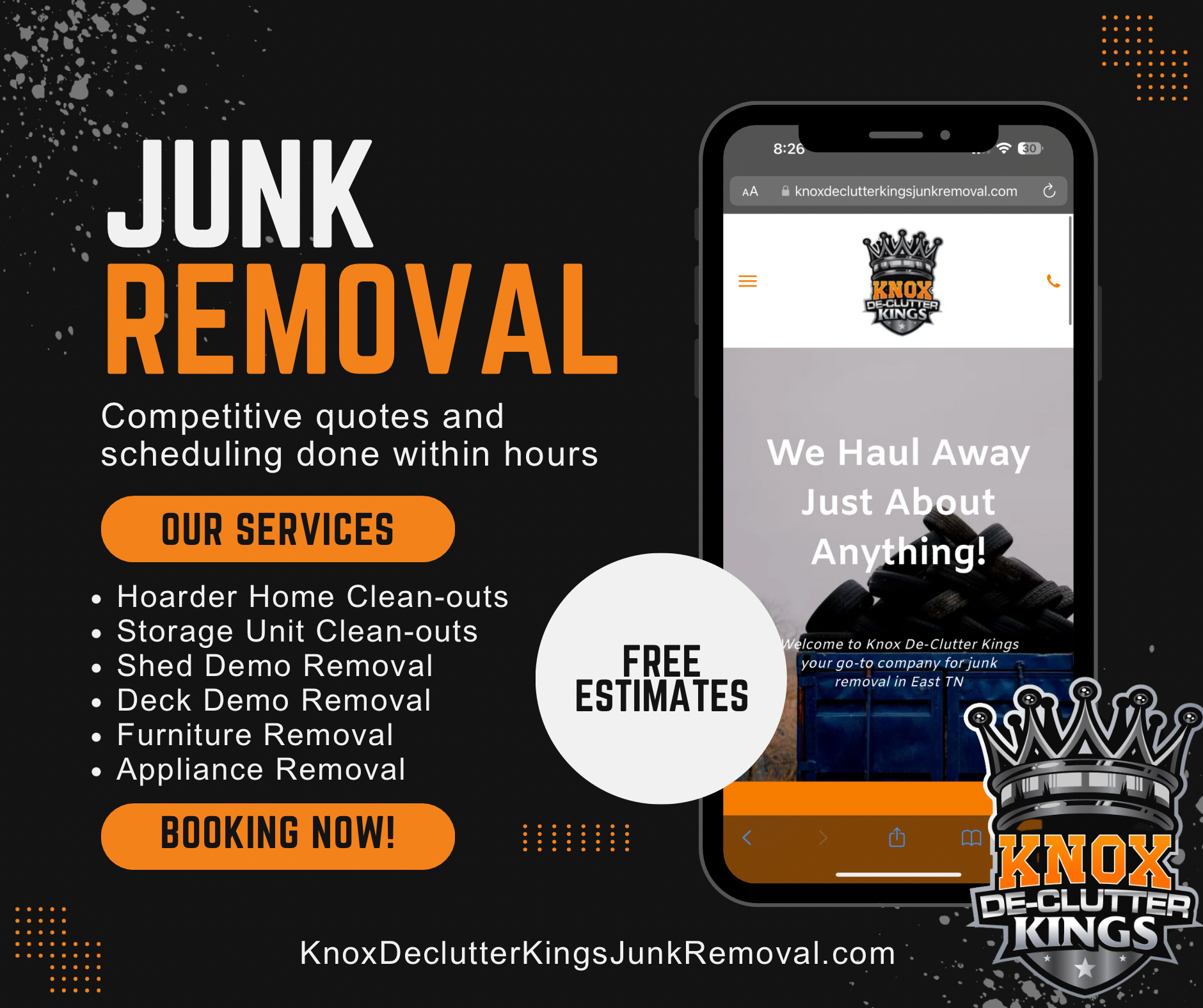 Knox Declutter Kings logo