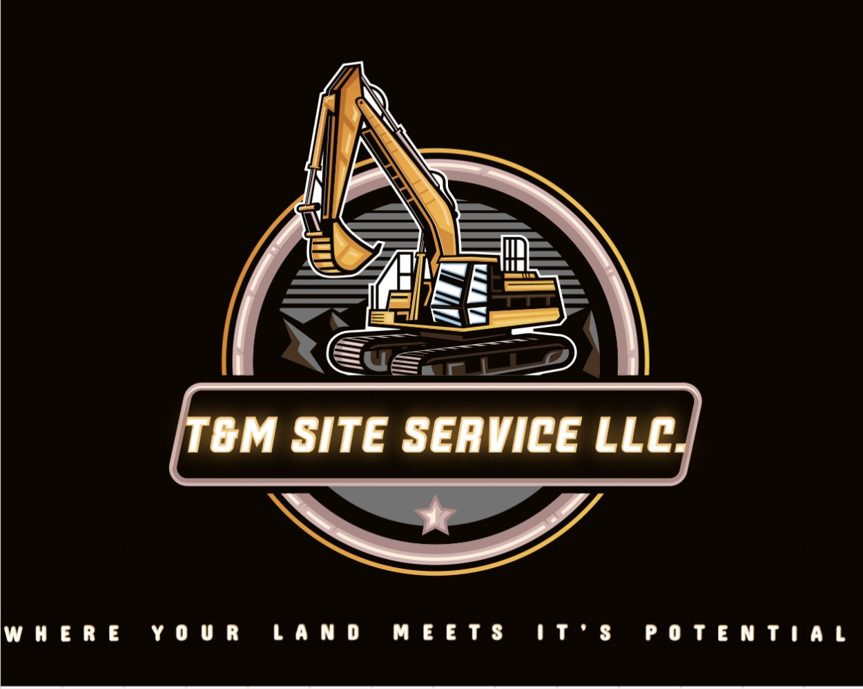 T&M Site Service logo