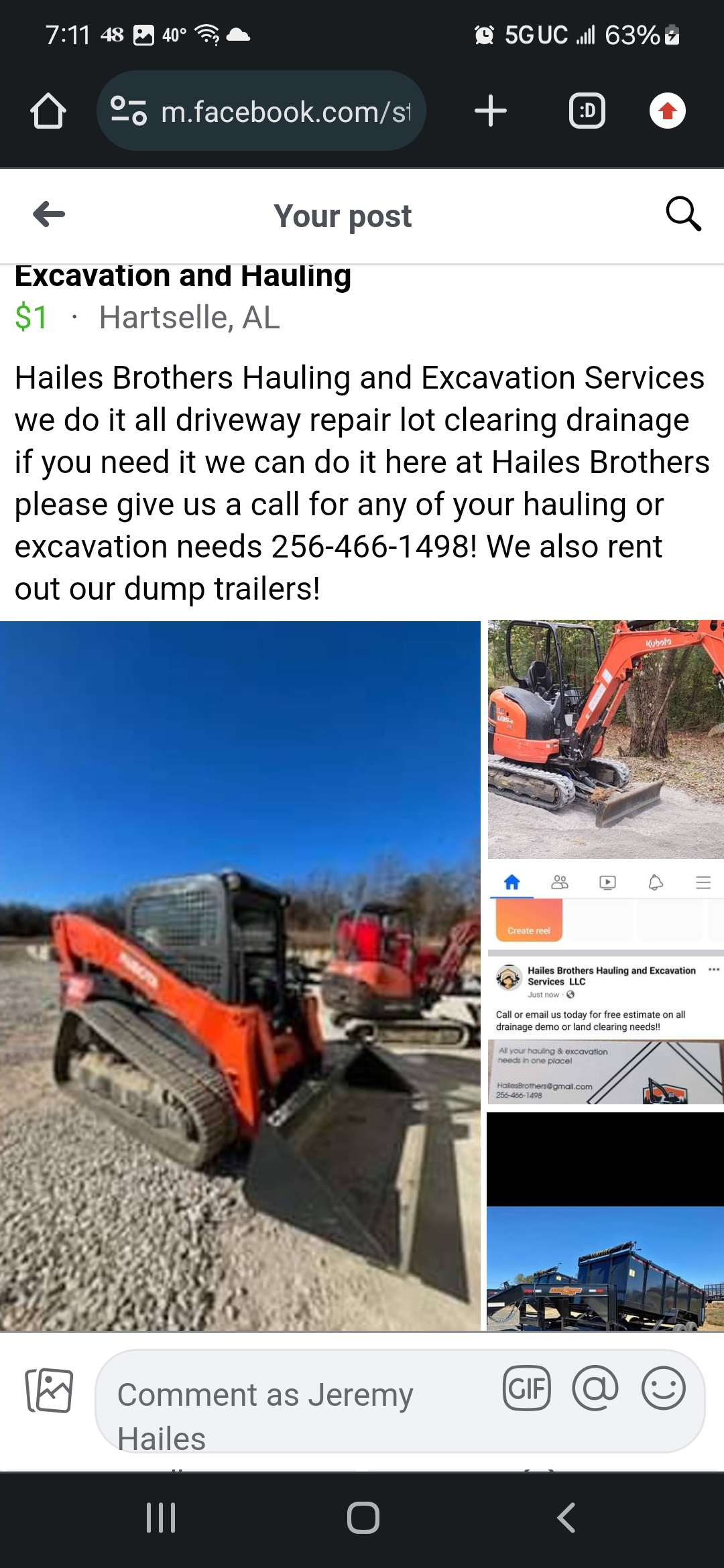 Avatar for Hailes Brothers Hauling And Excavation Services LLC