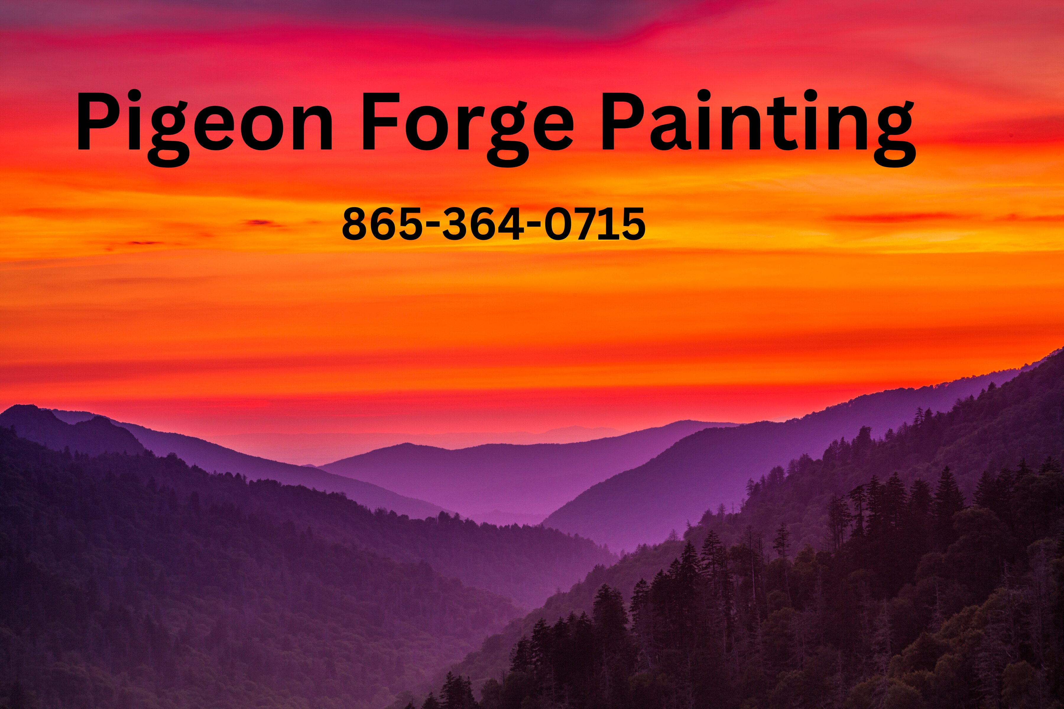 Pigeon Forge Painting logo