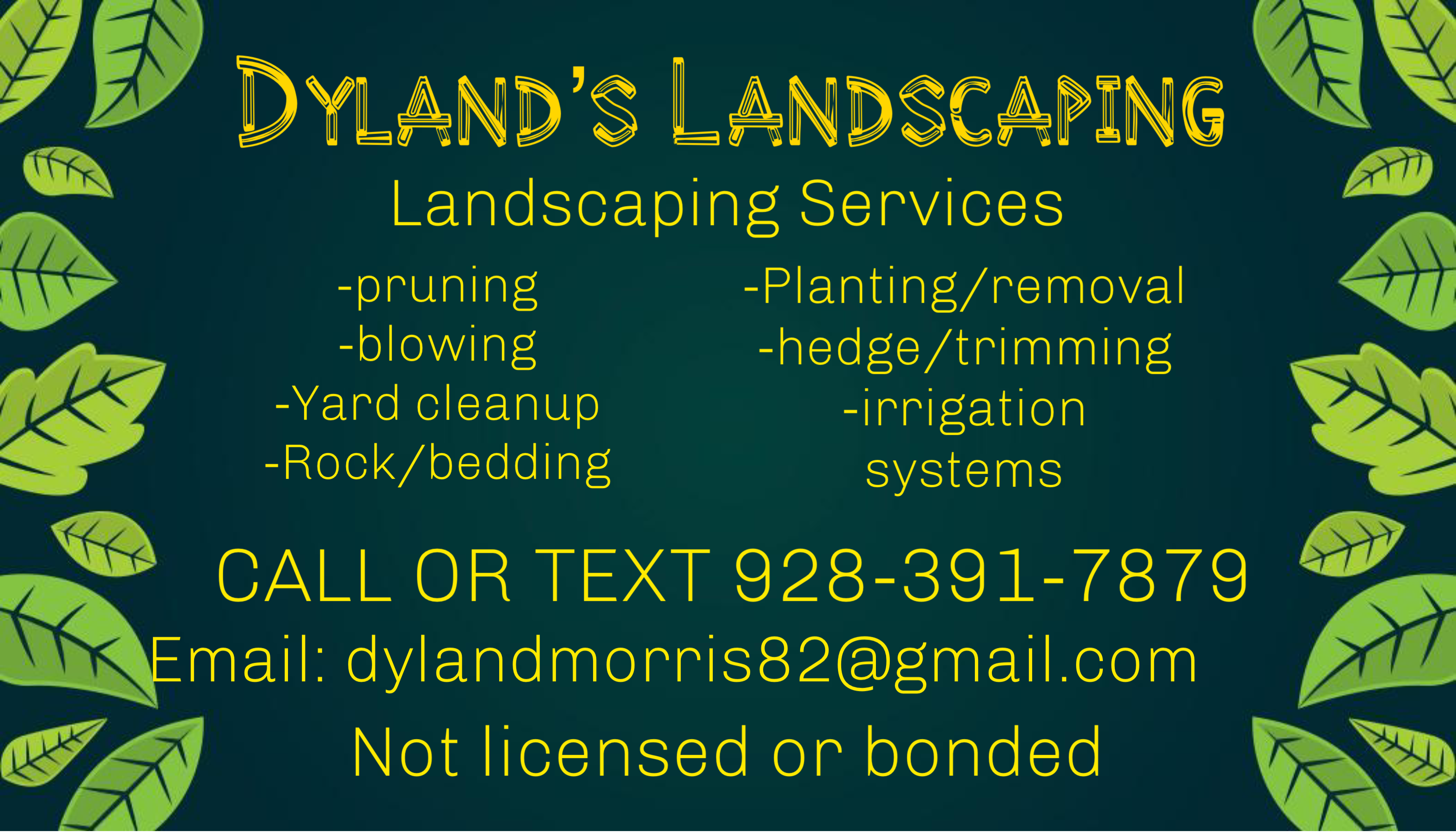 Dyland’s landscaping logo