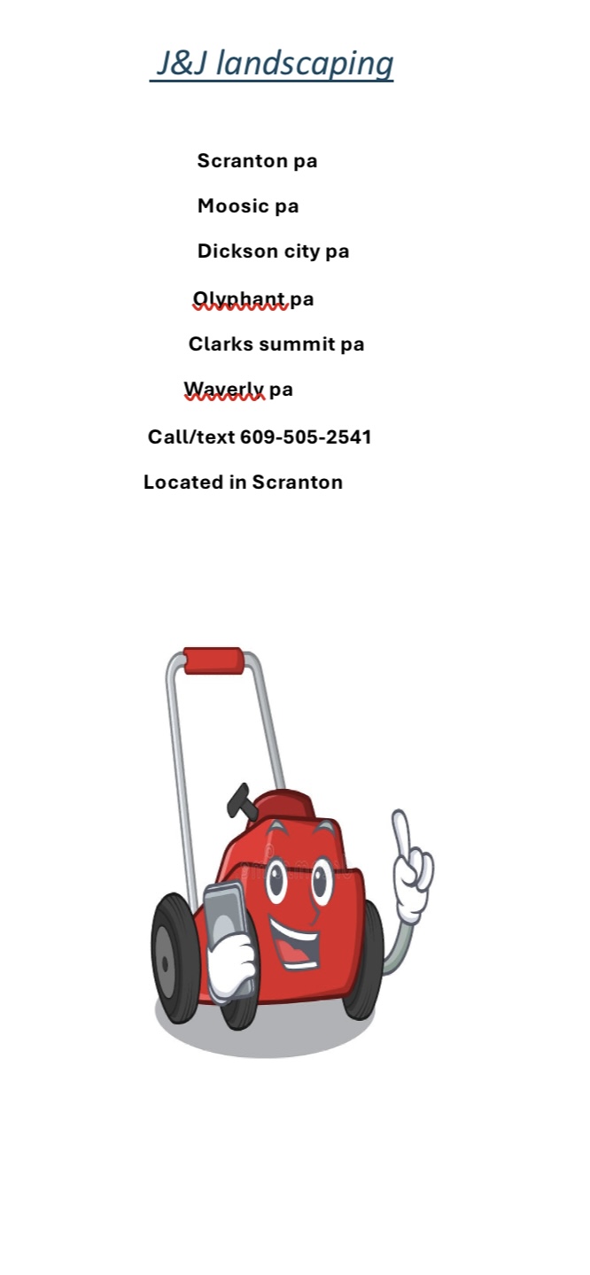 J&j landscaping logo