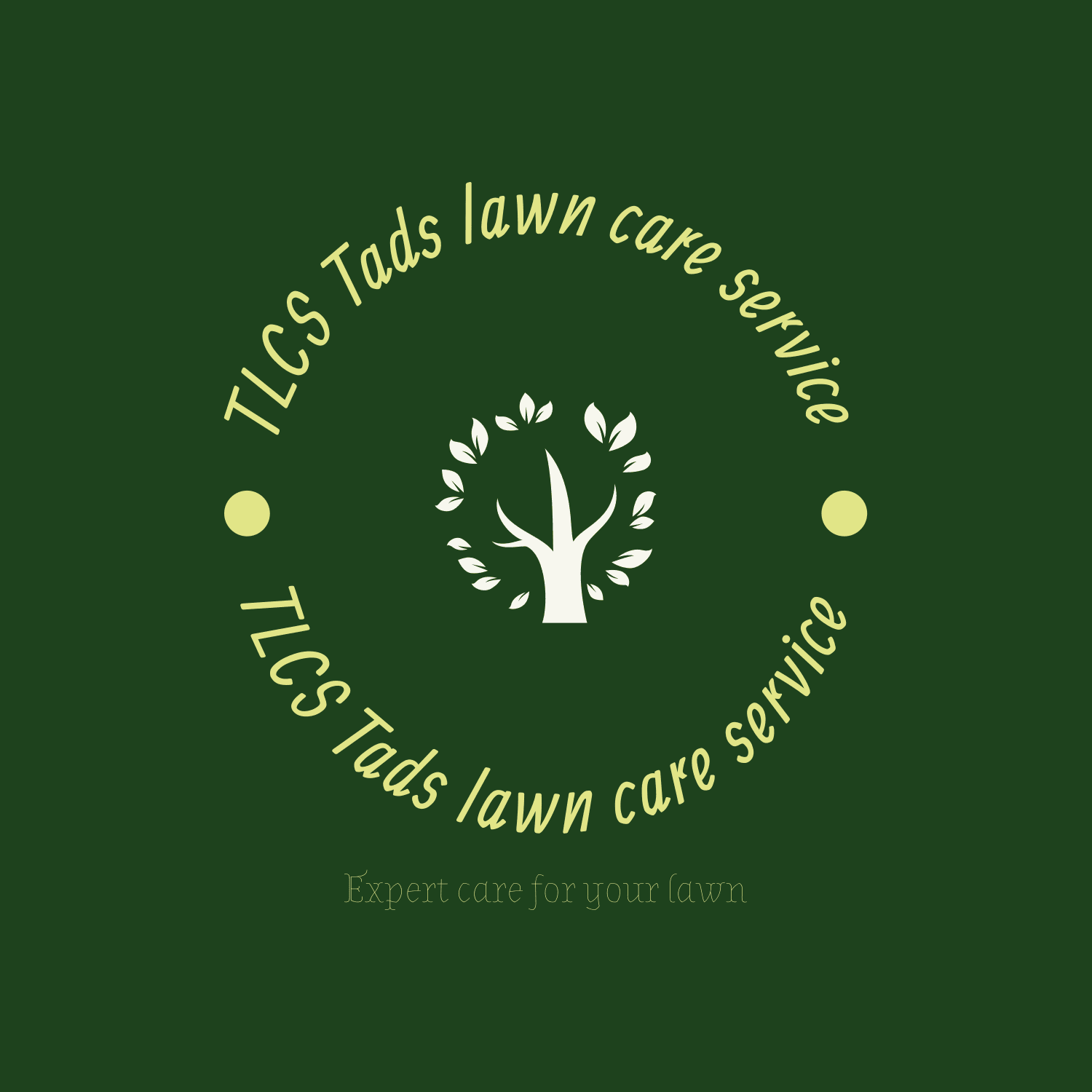 TLC Tad's Lawn Care logo
