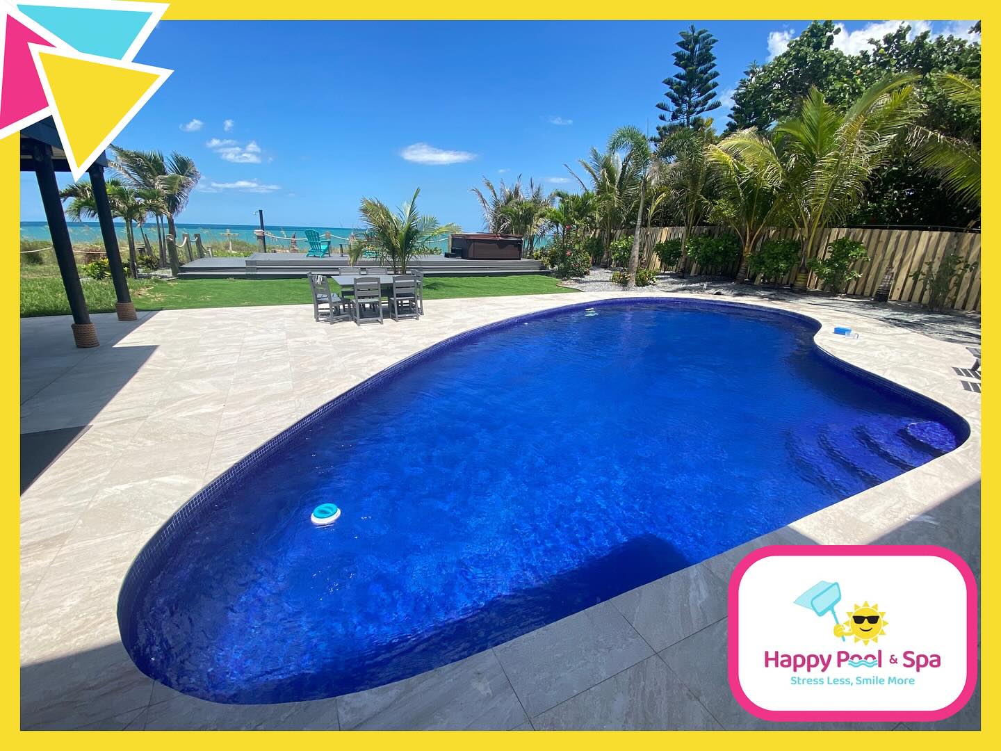 Happy Pool and Spa logo