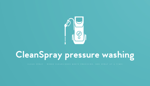 Logo for CleanSpray pressure washing