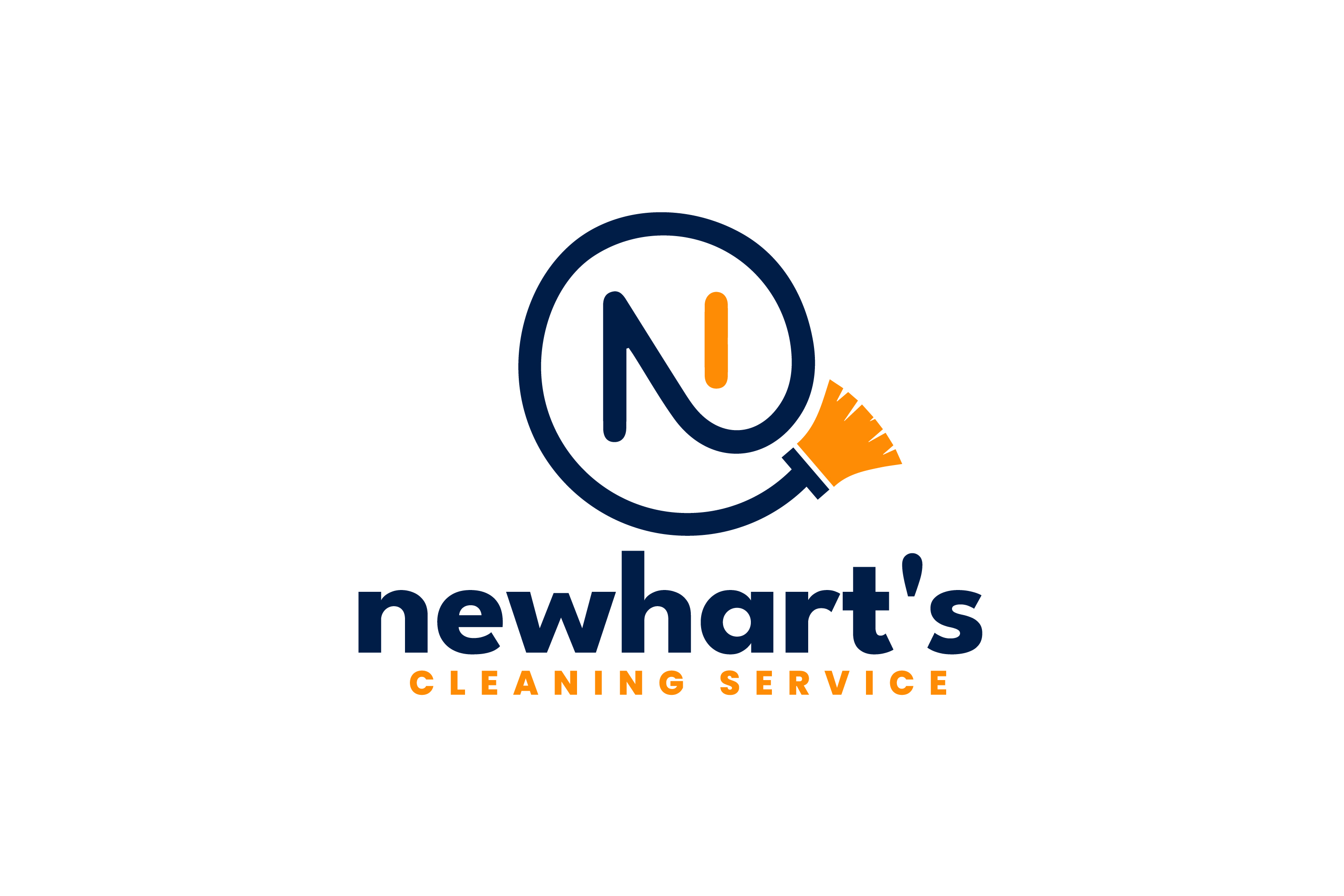 Newhart's Cleaning Service logo