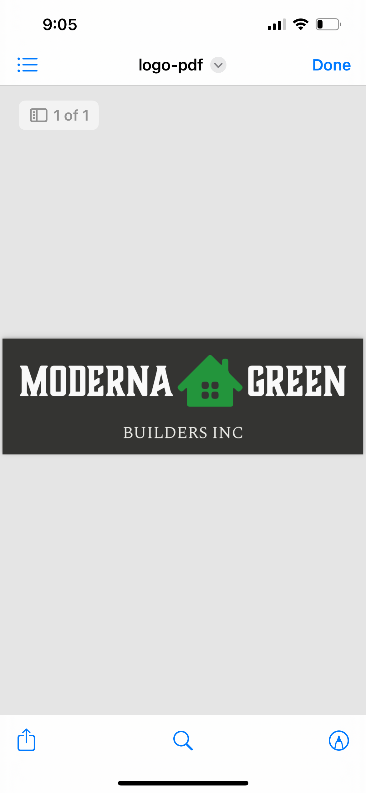 Moderna Green Builders Inc logo