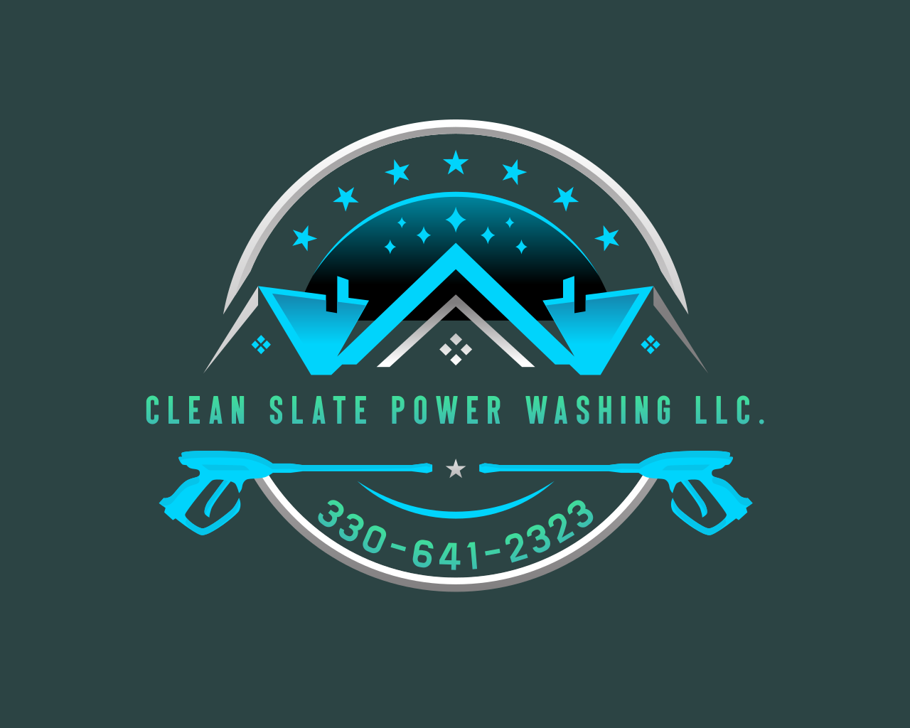 Clean Slate Power Washing logo