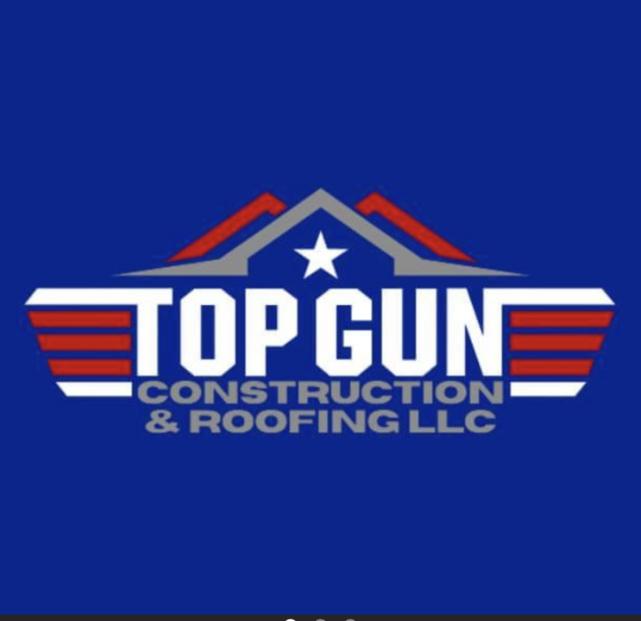 Logo for Top Gun Construction and Roofing LLC