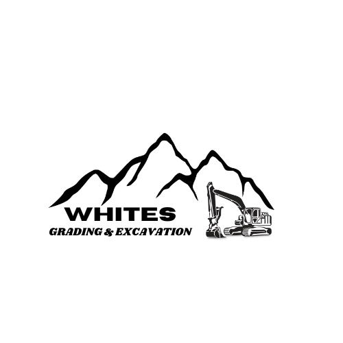Whites grading & excavation logo