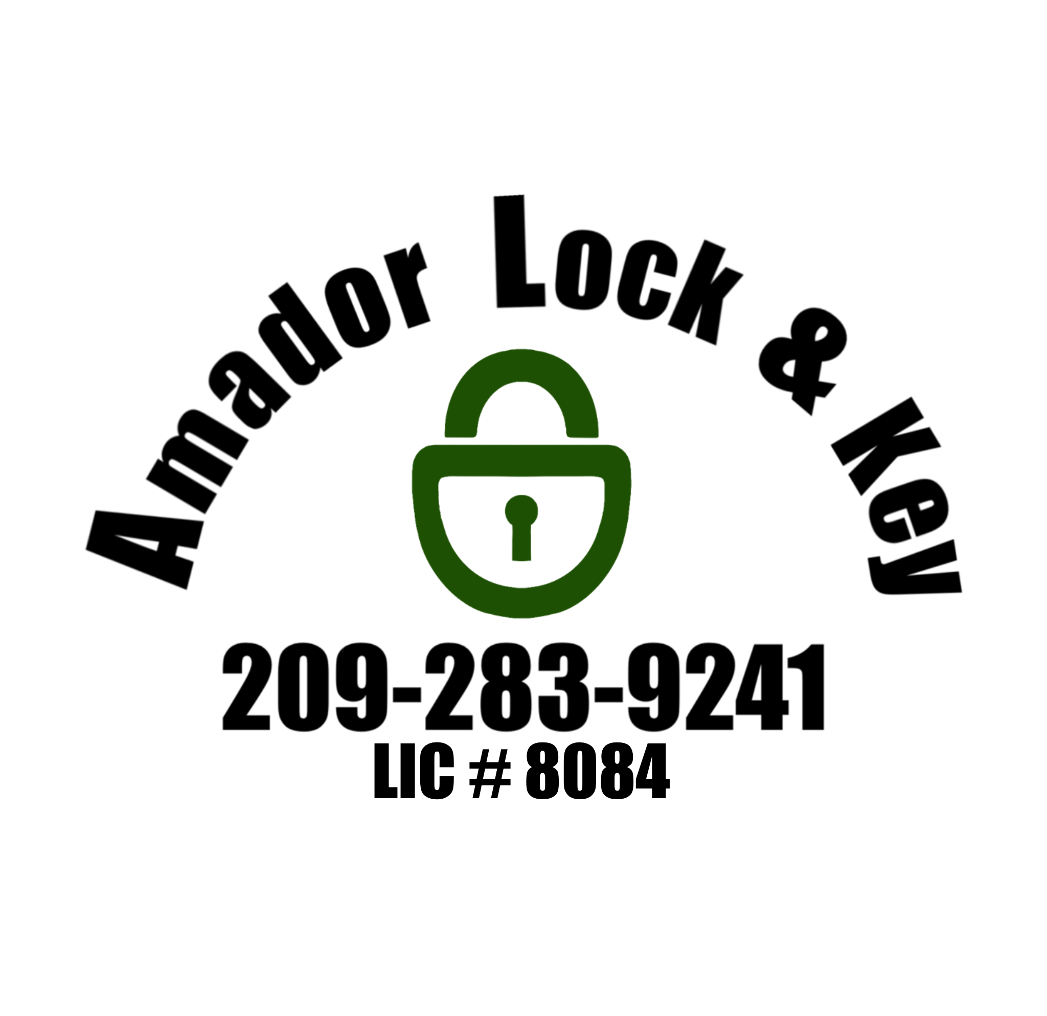 Amador Lock and key logo