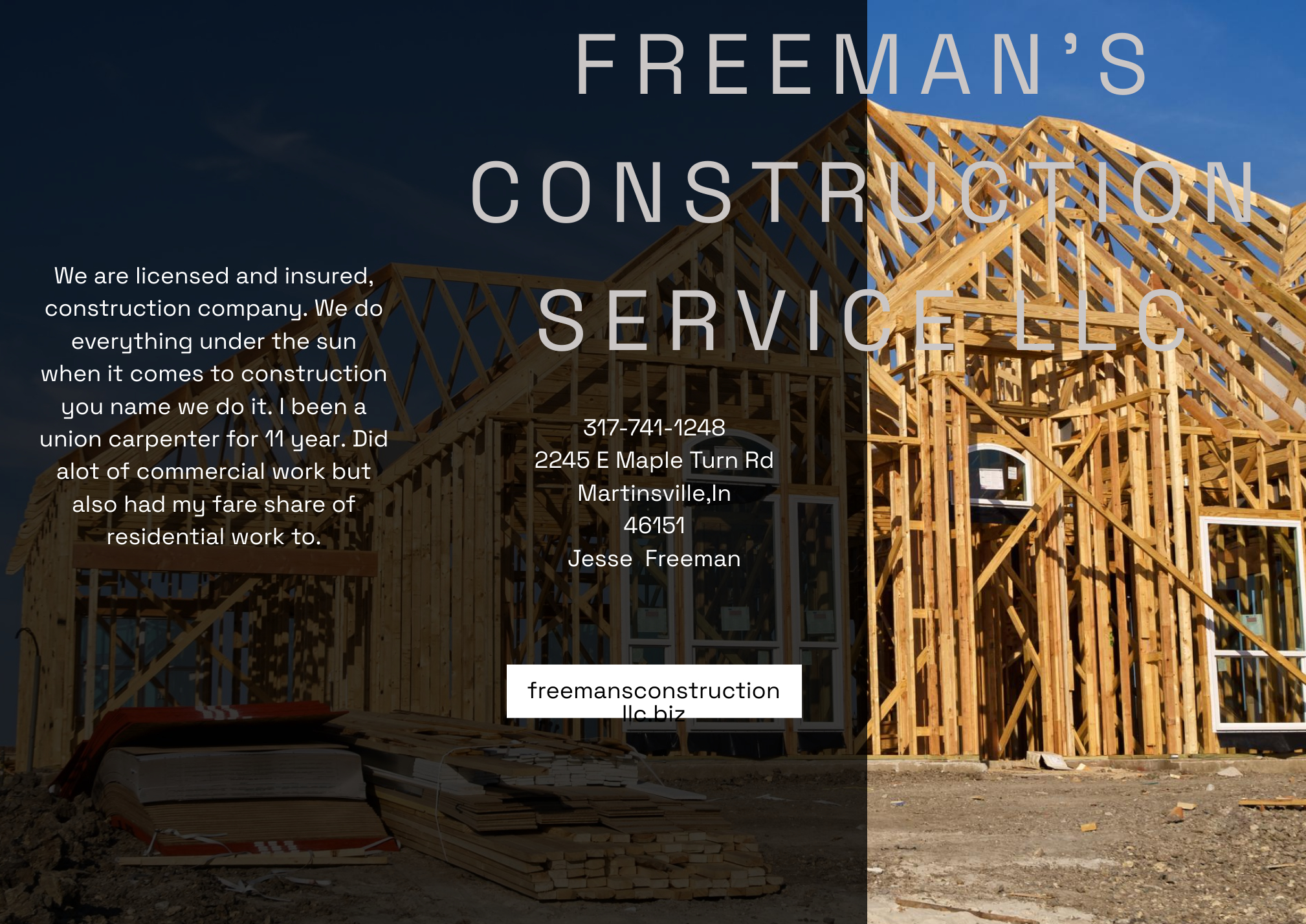 Freeman's Construction logo