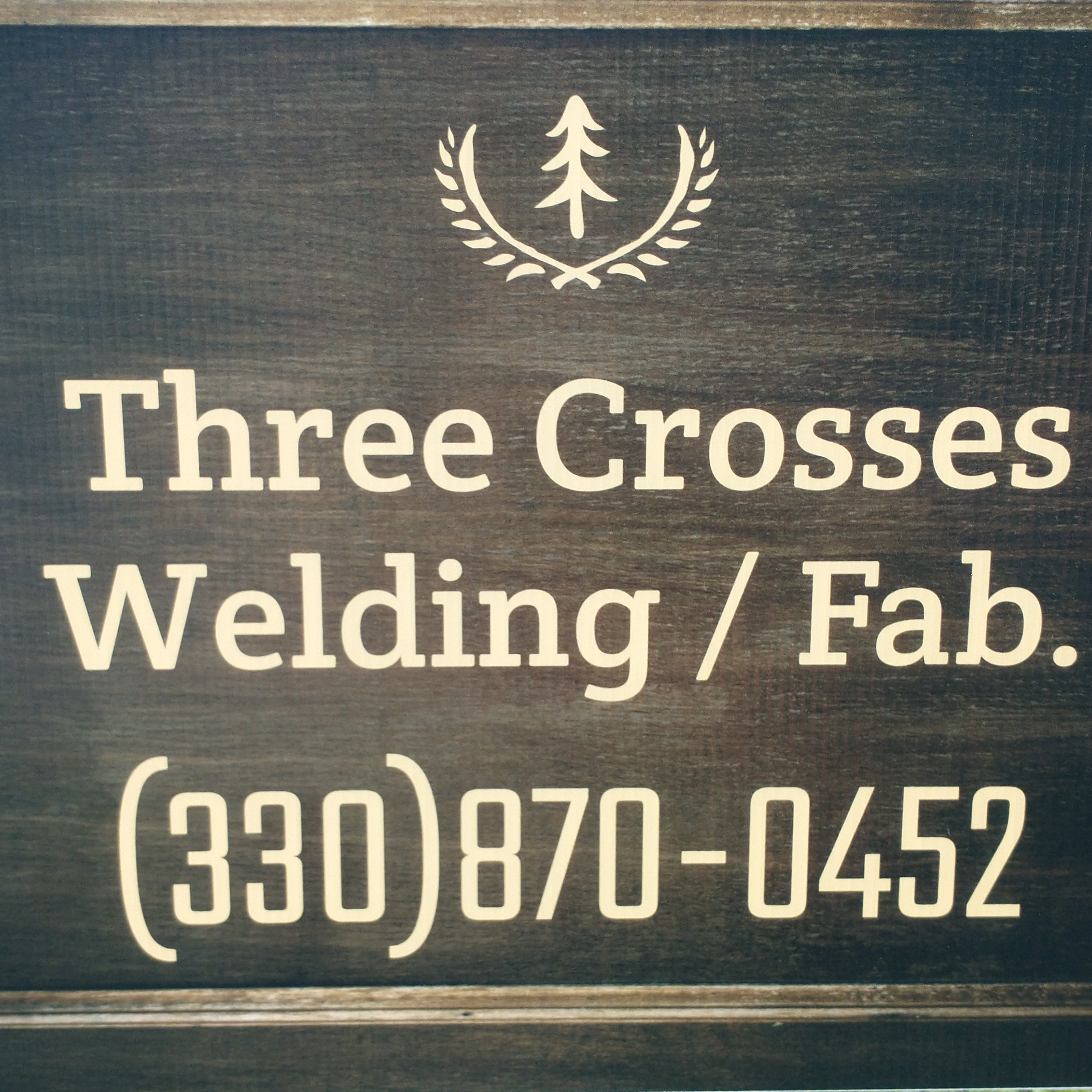 Three Crosses Welding/Fabrication logo