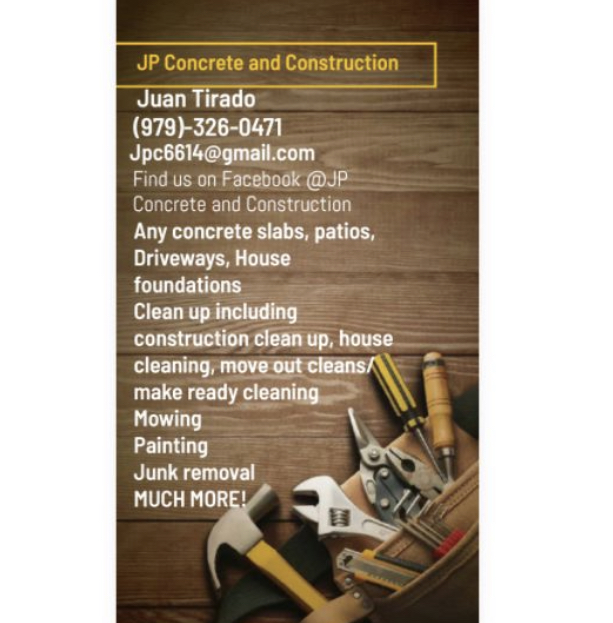 JP Concrete and Construction logo