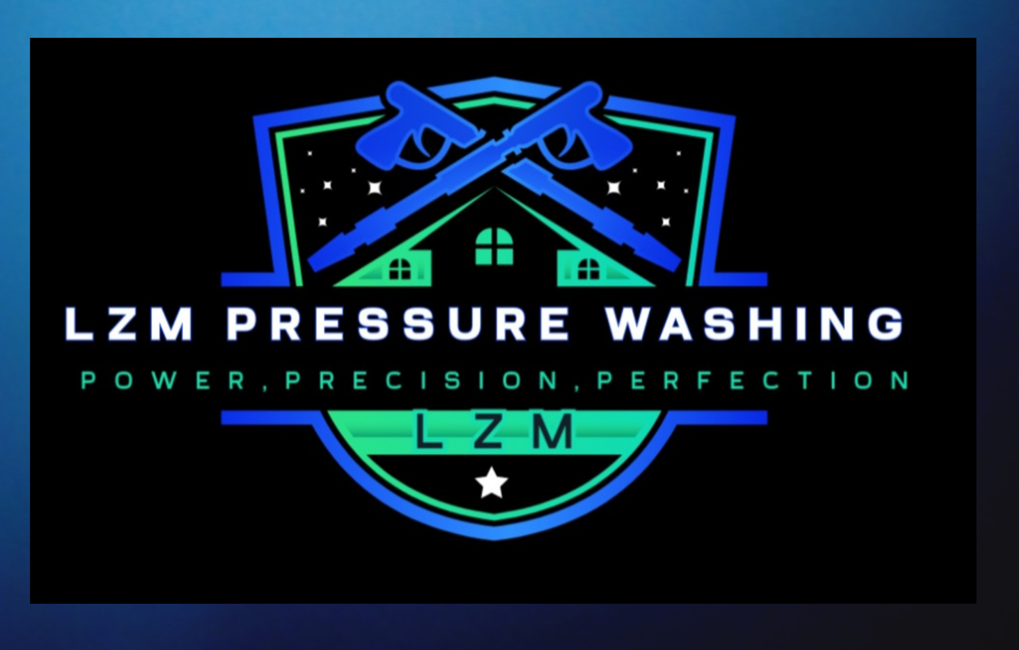 LZM PRESSURE WASHING logo
