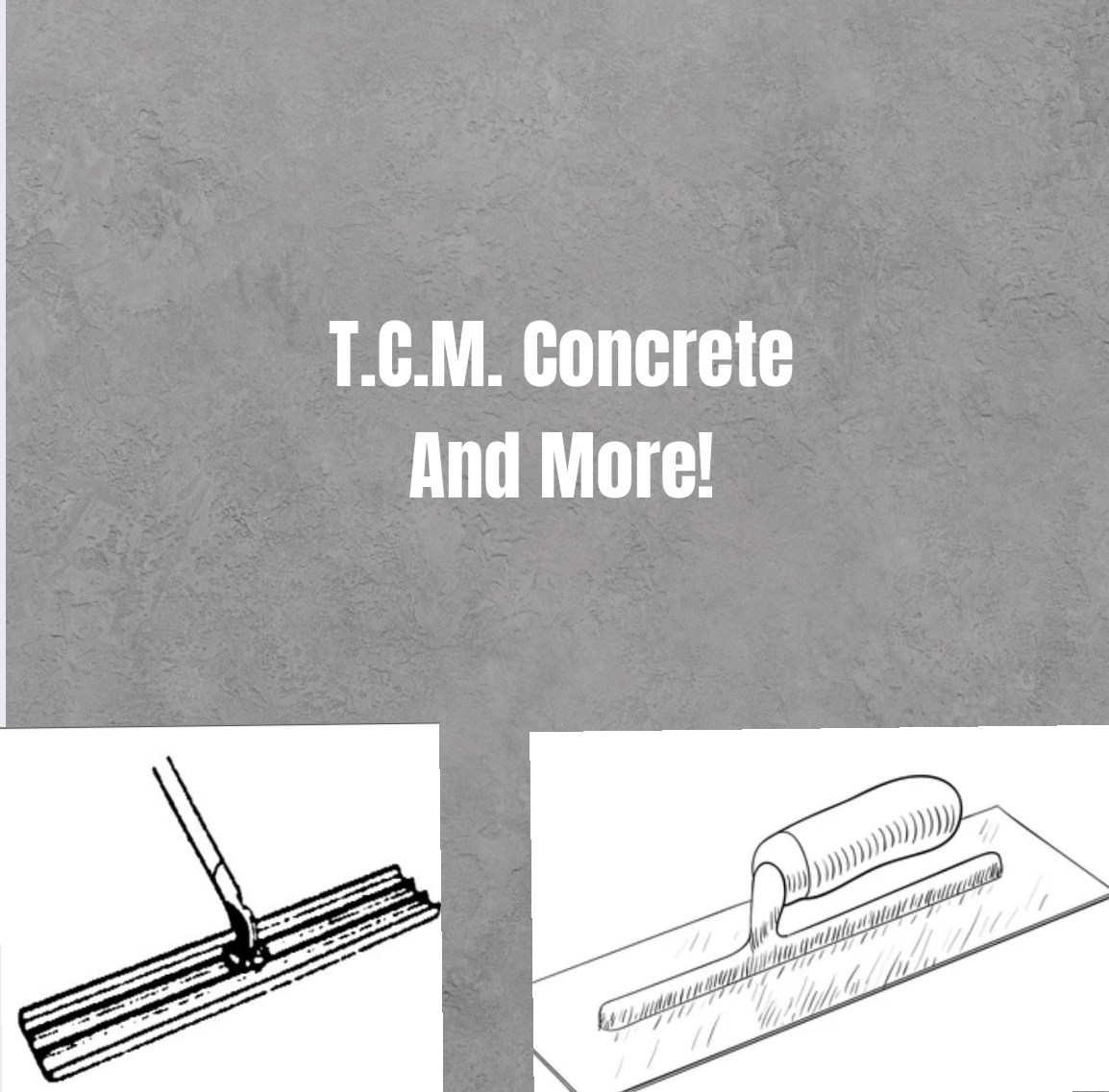 T.C.M. Concrete logo