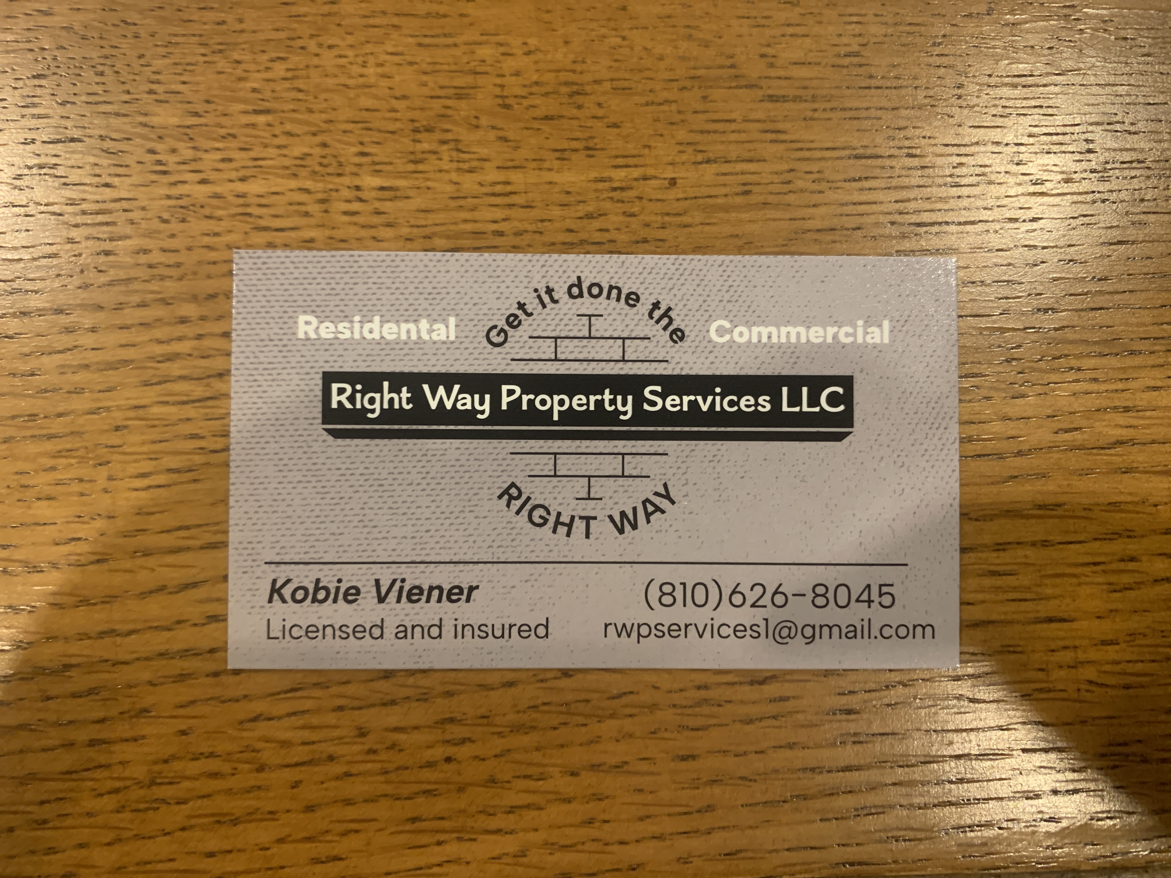 Logo for Right Way Property Services LLC