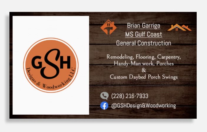 GSH Designs and woodworking LLC logo