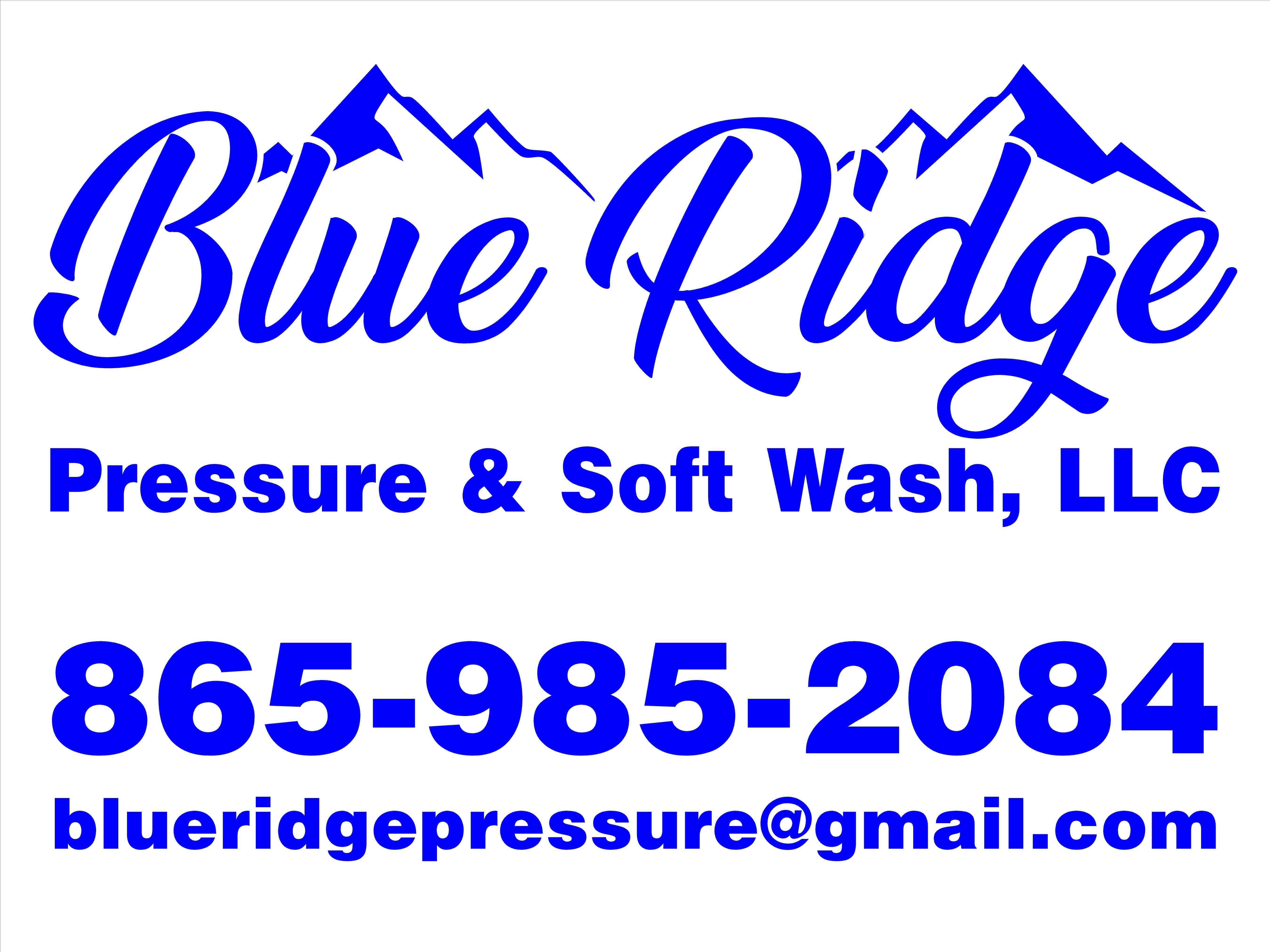 Blue Ridge Pressure and Soft Wash LLC logo
