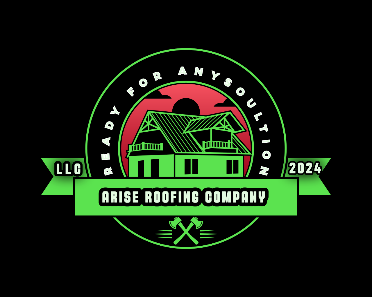 Logo for Arise Roofing Company