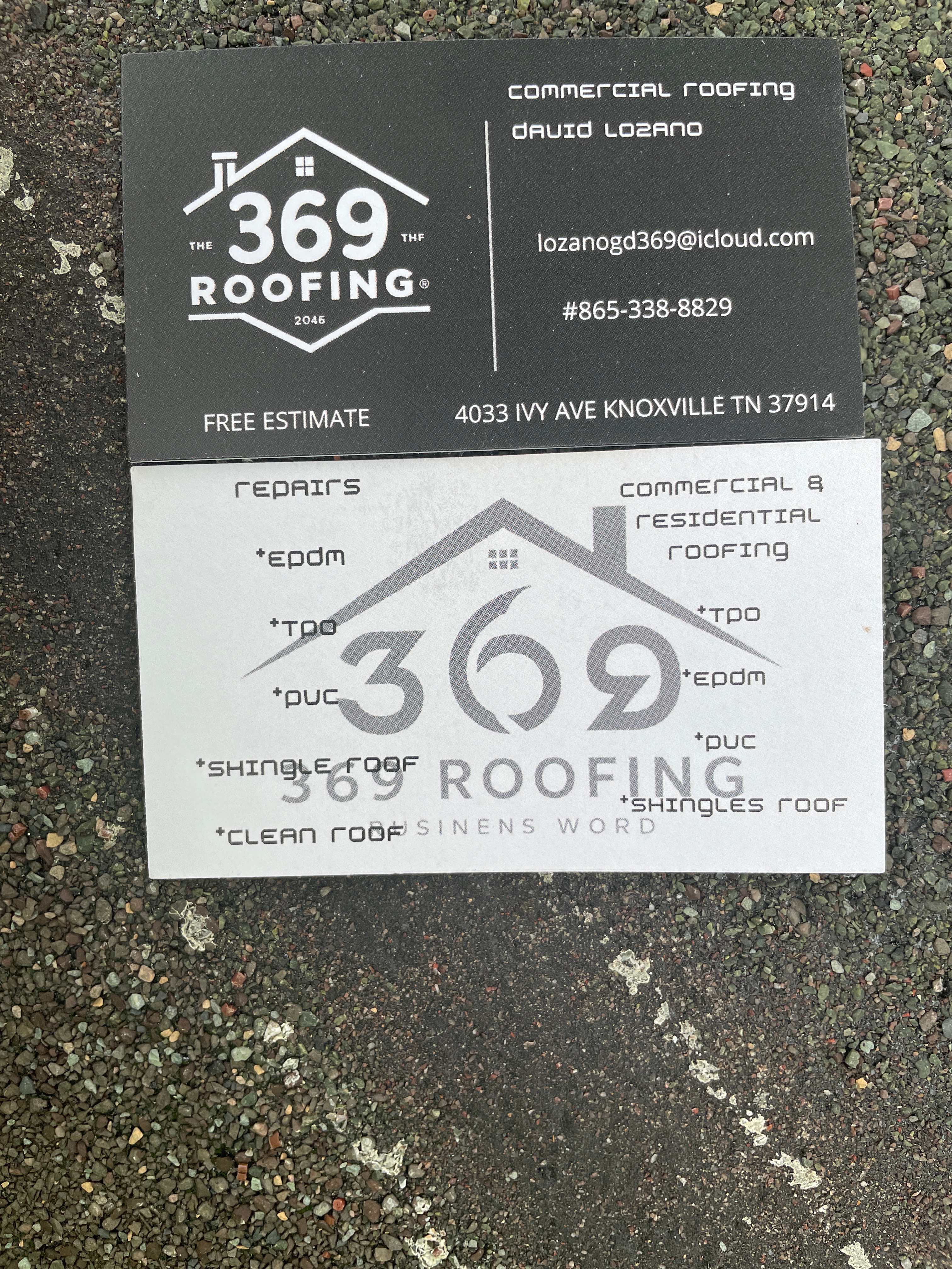 Logo for 369 Roofing