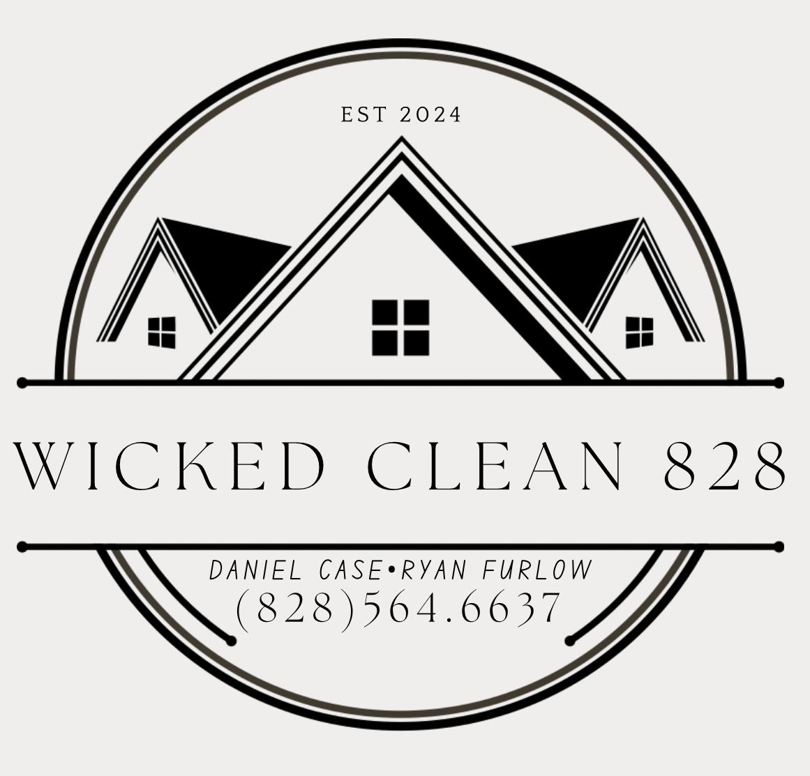 Wicked clean 828 logo