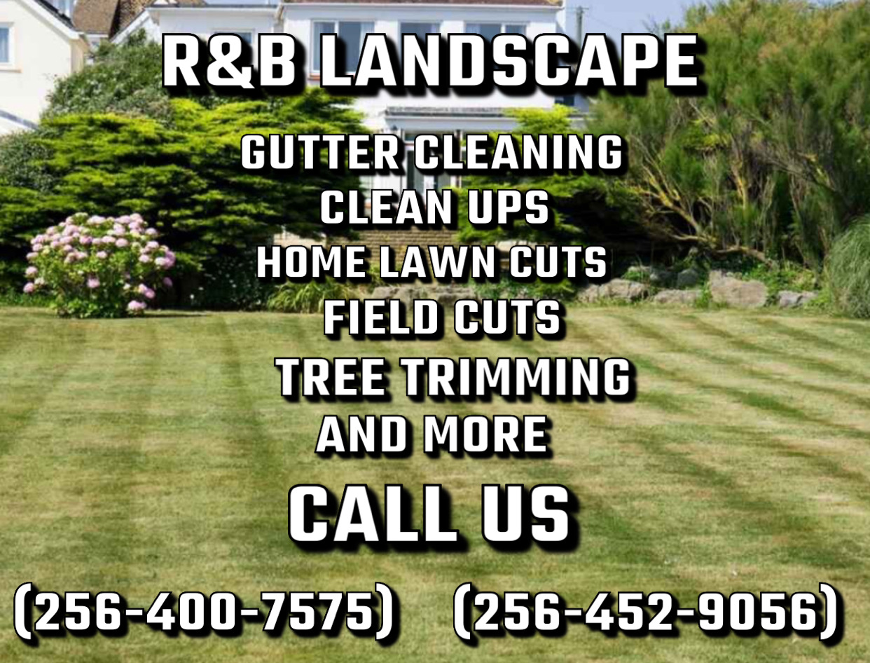 R&B landscaping logo