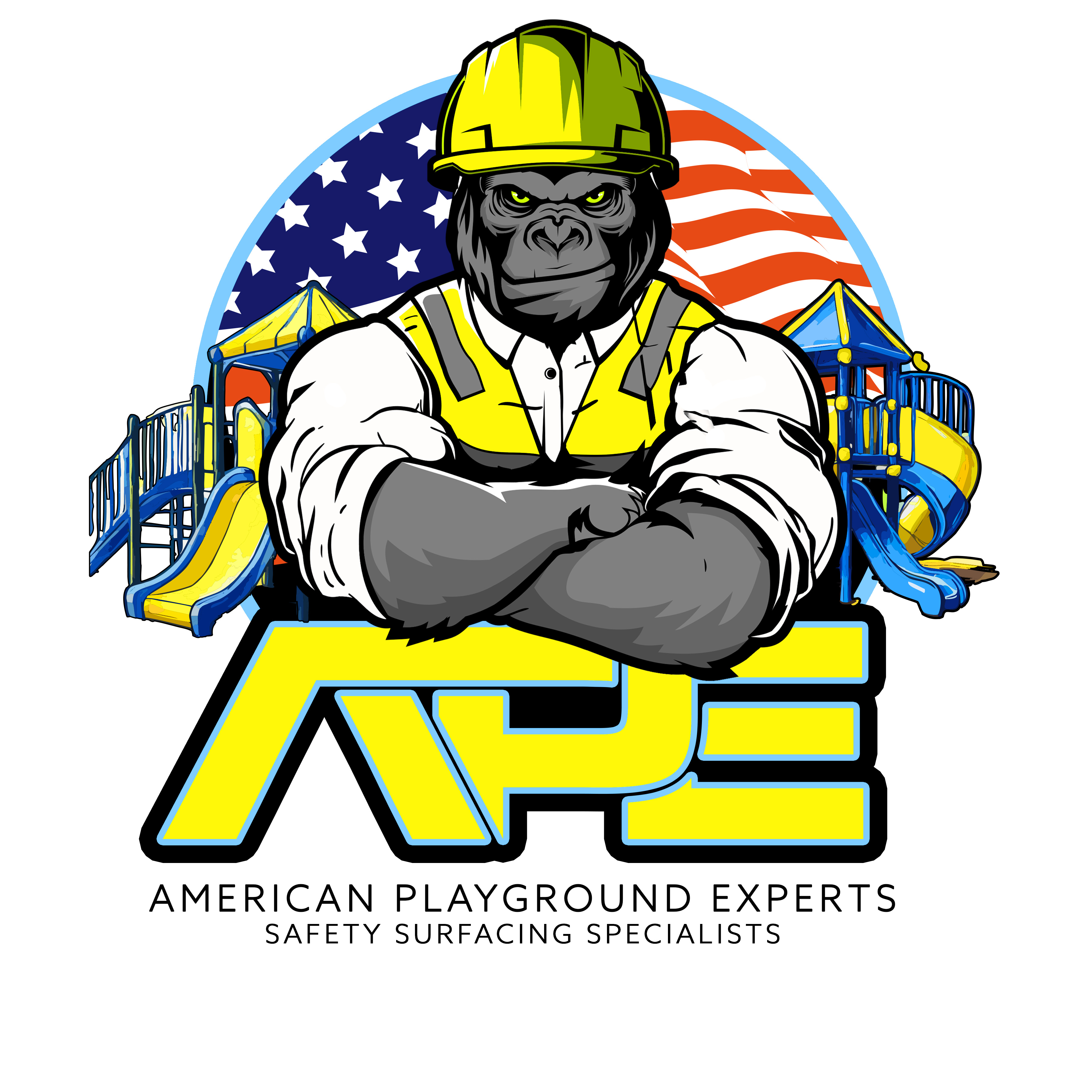American playground experts specialist logo